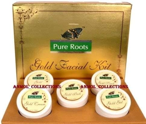 CYOIDAI finaldeals Pure Roots Herbal Gold Facial kit 100 Gram Facial Skin Care Beauty Kit Set Skin Care