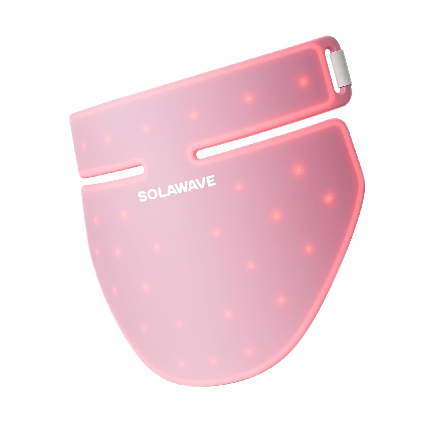 Solawave Neck & Chest Red Light Therapy Mask | LED Beauty Device with 4 Wavelengths | Visibly Firms, Smooths, & Evens Skin Tone | Fast 3-Minute Session