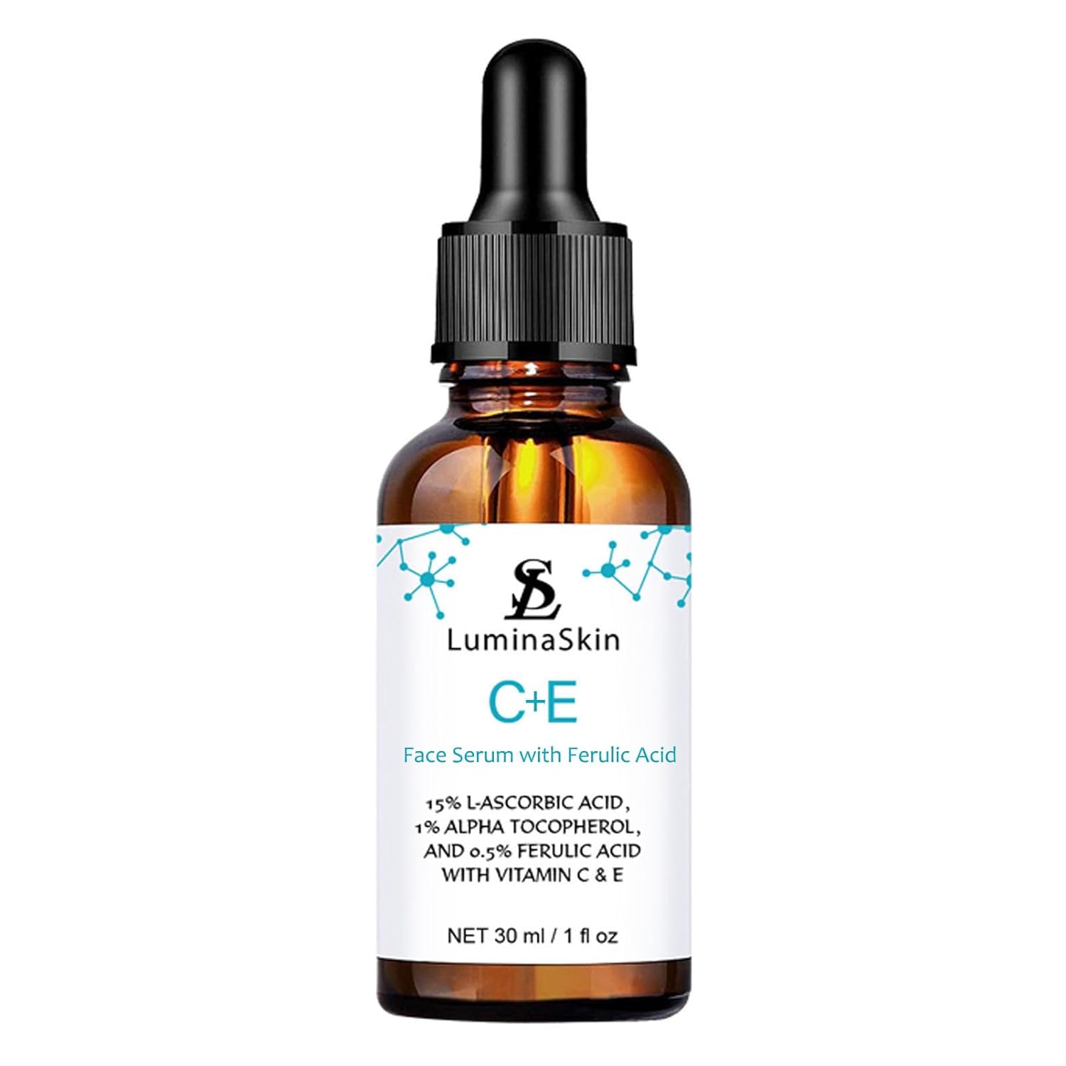 Vitamin C Face Serum Vitamin CE Serum with Ferulic Acid for Women Vitamin E and Ferulic Serum Skin Care – Vitamin C Serum for Face – Dark Spot Corrector, Anti Aging Face Care 1 Oz