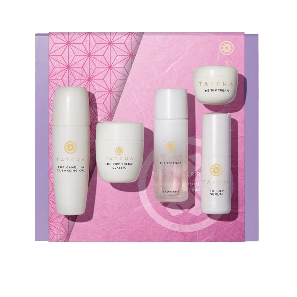 Tatcha The Starter Ritual Set – Nourishing for Combo to Dry Skin | 2 Week Introductory Set | $140 Value