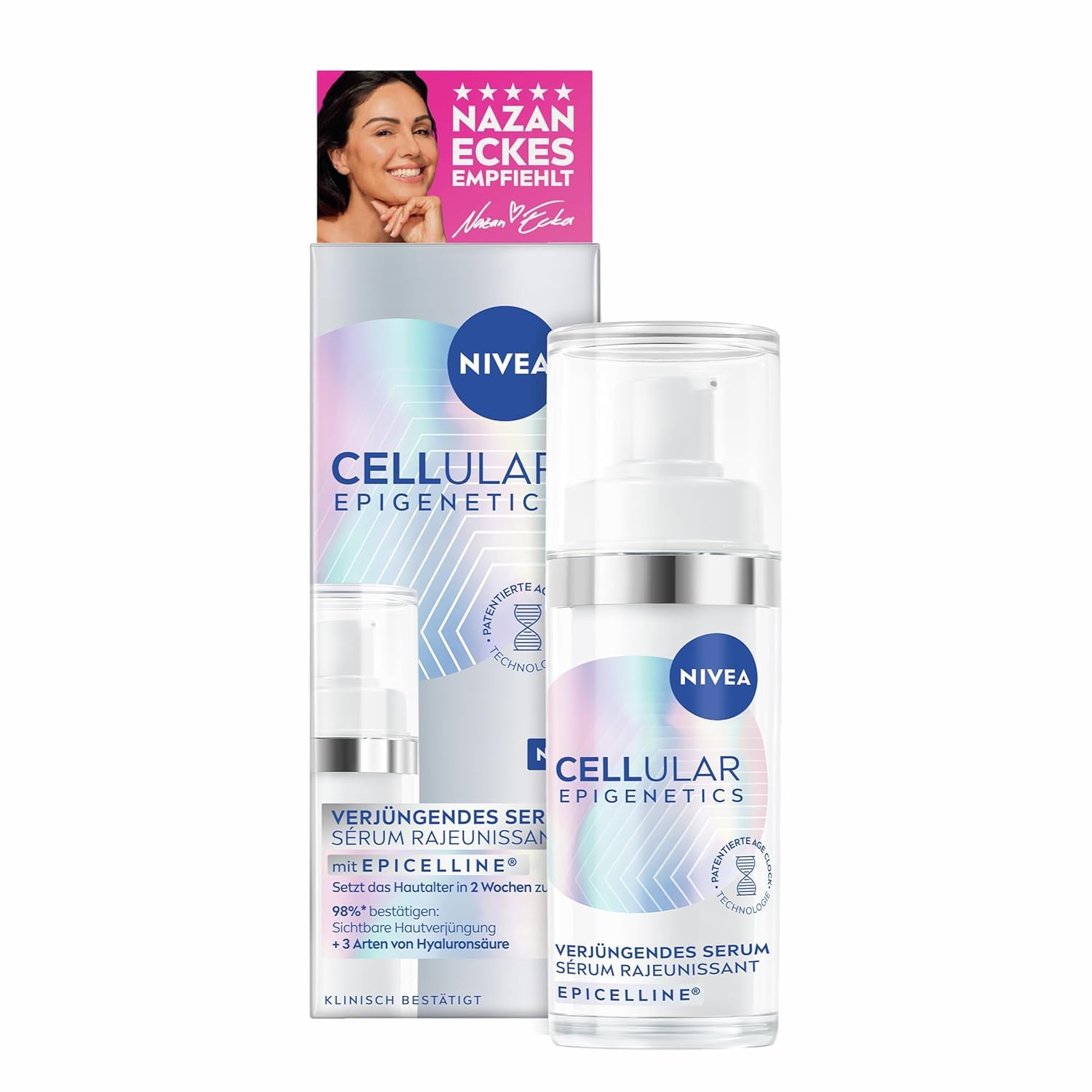 Luxury NIVEA Cellular Epigenetics Rejuvenating Facial Serum Epicelline Advanced Anti-Aging Formula with Hydrating Complex for Firmer, Smoother Skin – 30 ml Premium Skincare Treatment