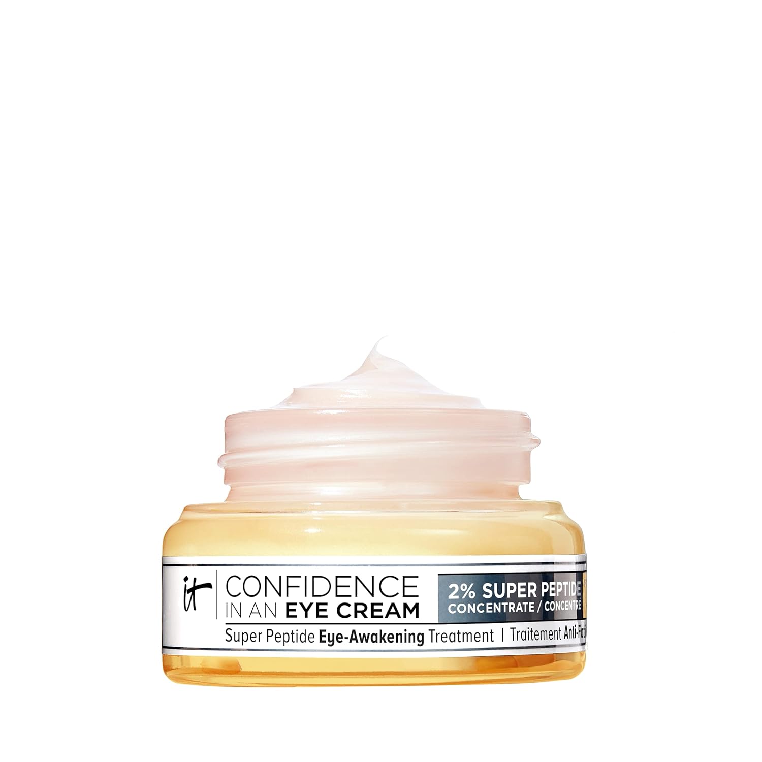 IT Cosmetics Confidence in an Eye Cream – Anti Aging Peptides Moisturizer, Dark Circles & Wrinkles, Lightweight 48H Hydration, 2% Super Peptide Concentrate, Smooth & Brighten Undereye, All Skin Types