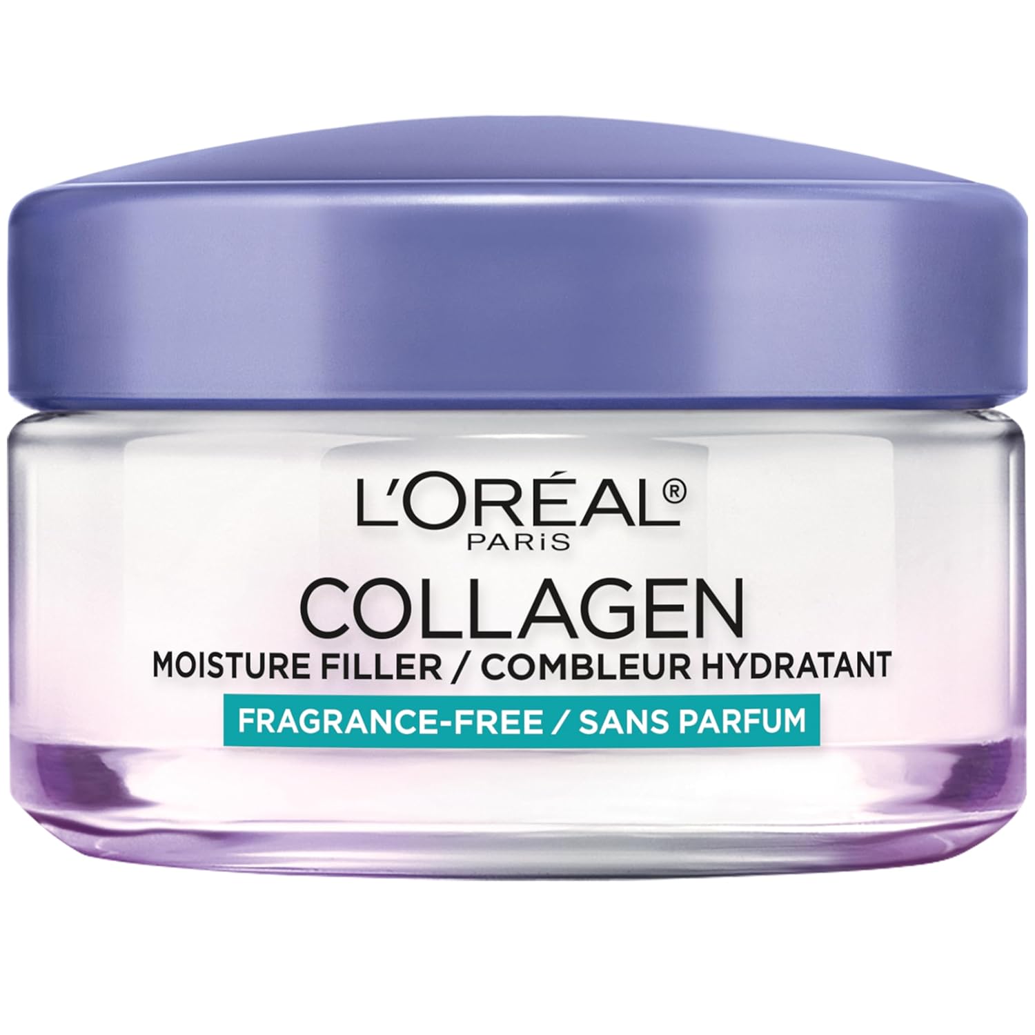 L’Oreal Paris Collagen Moisture Filler Facial Moisturizer, Anti Aging Face Cream, Non-Greasy Skin Care Formula For Up to 48HR Hydration, 1.7 oz