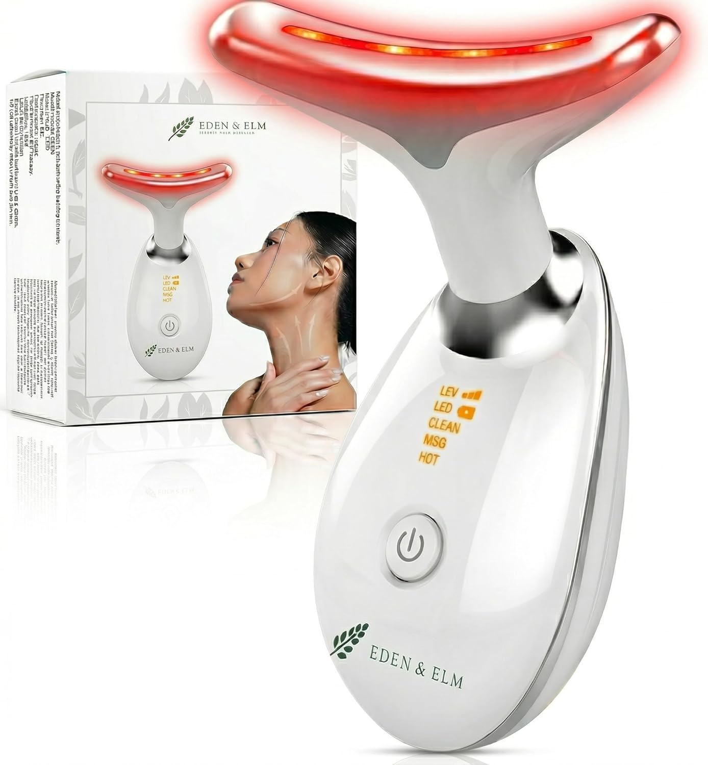 Face & Neck Sculpting Massager – 7 Color LED Beauty Tool – Perfect Skincare Gift for Mom – Anti-Aging & Firming Device