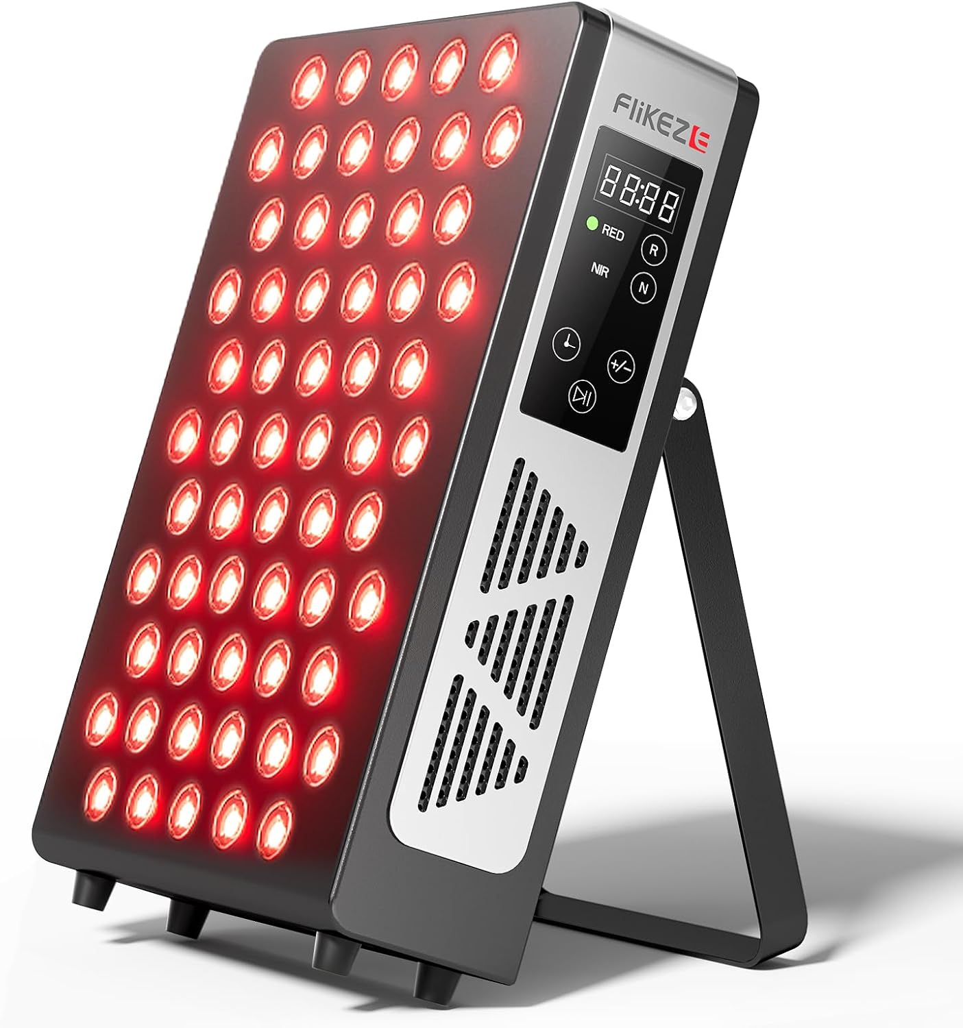 2026 Upgraded Red Light Therapy for Body Face, Dual Chip 660nm 850nm Red Light Panel with 3 Modes, Dimmable & Timer, Infrared Light Therapy for Home Office Gym, Basic 60 LEDs