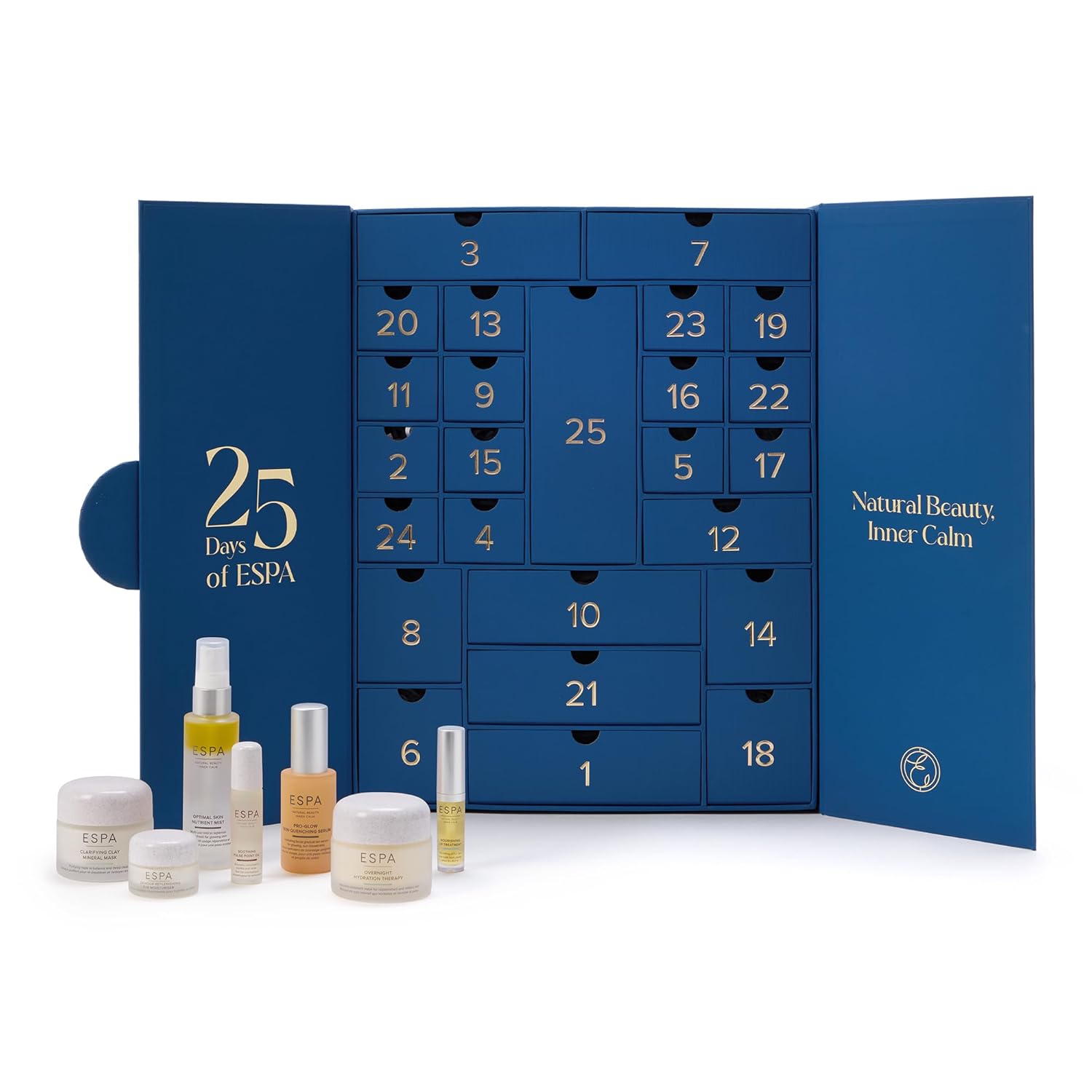 ESPA 25‑Piece Luxury Spa Beauty Gift Set Worth $874 | Luxury Beauty Spa Gift Set Includes Skincare, Essential Oils, Haircare, Bath & Body Care, Scrunchie & Candle