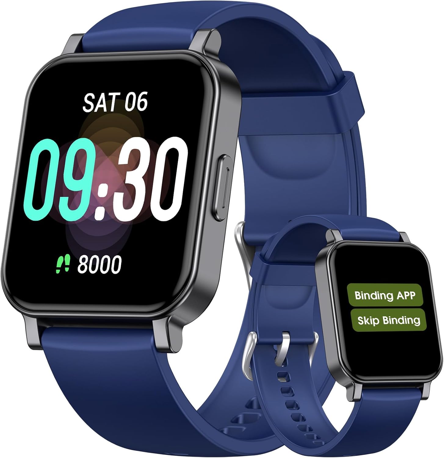 Pedometer Watch Senior Friendly No App/Phone Required, Waterproof Fitness Tracker Watch with Step Counter Calories/Sleep Tracker for Walking Running for Men Women