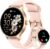 Smart Watch for Women, 1.27″ AMOLED Screen Smartwatch with Answer/Make Call for iPhone/Android/Samsung, Fitness Tracker with 120+ Sport Modes, Heart Rate/Sleep/Health Monitor, IP68 Waterproof, 2 Bands